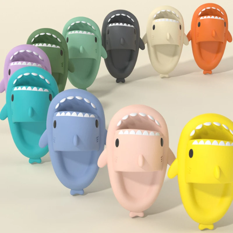 

Shark Slippers Women Summer Sandals Women 2022 Flip Flops Men Home Anti-skid Couple Fashion Shoes Outdoor Indoor Funny Slippers
