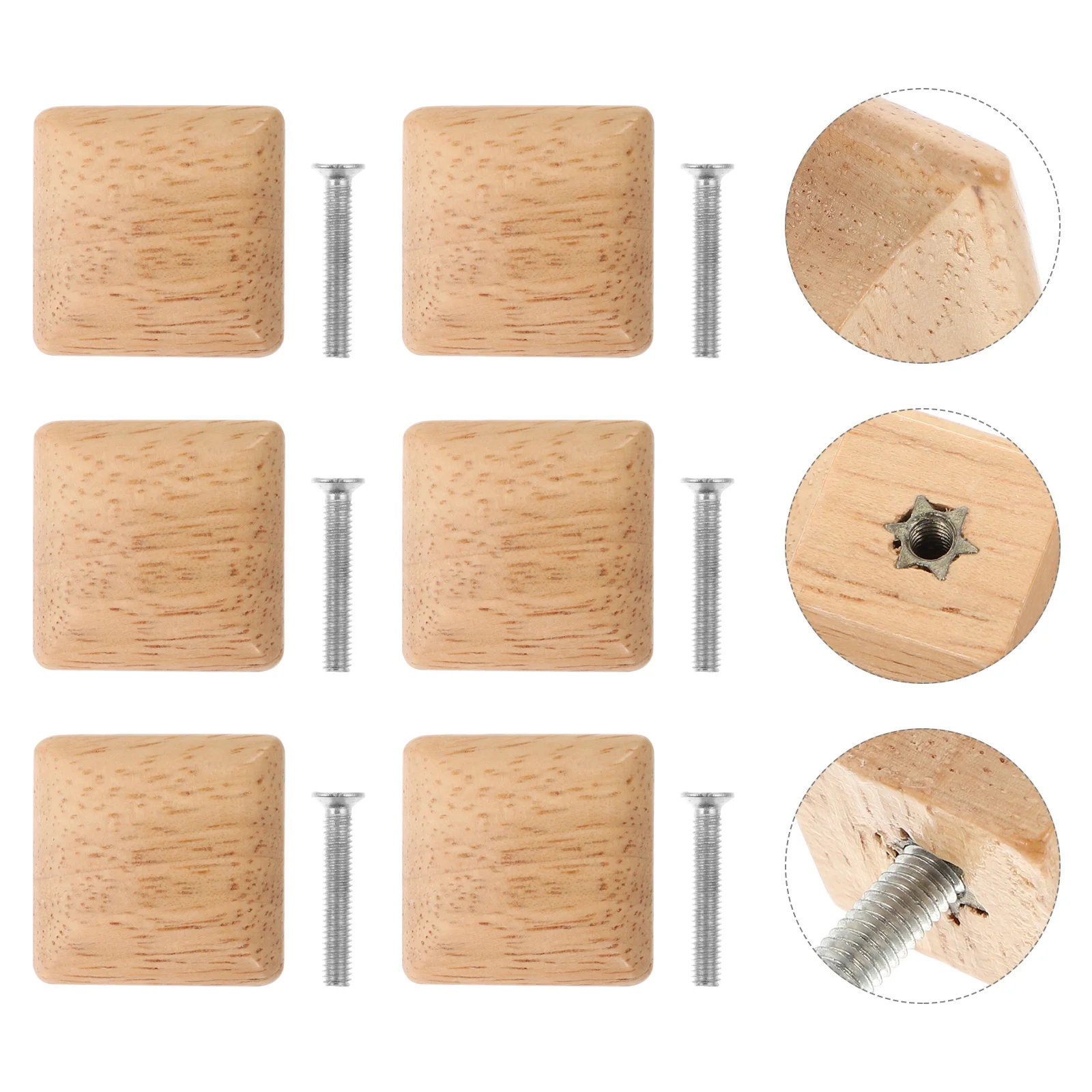 

10pcs Furniture Drawer Knob Unfinished Door Handle Kitchen Door Handles Wood Cupboard Pulls Unfinished Wardrobe Handle