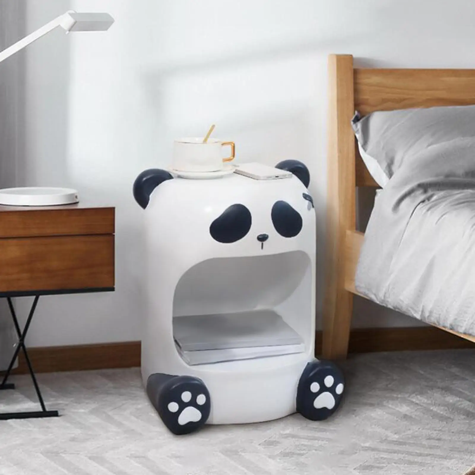 

Panda Side Table Office Attractive Stable kid coffee Table Bedside Cupboard