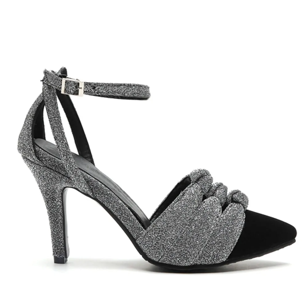 

Gnazhee 2022 Women's Big Size 32-45 Party Office Lady Shoes High Heeled Summer Pointed Toe Sandals