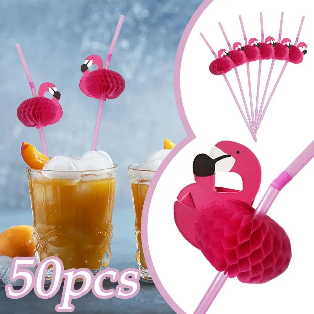 

Juice Drink Straw Drink Picks Paperboard Crafts Straws Pineapple For Summer Birthday Hawaiian Party Decorations X1O6
