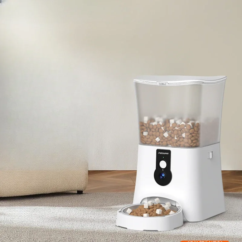 Автоматическая кормушка 5G может видео миска для еды домашних животных умная