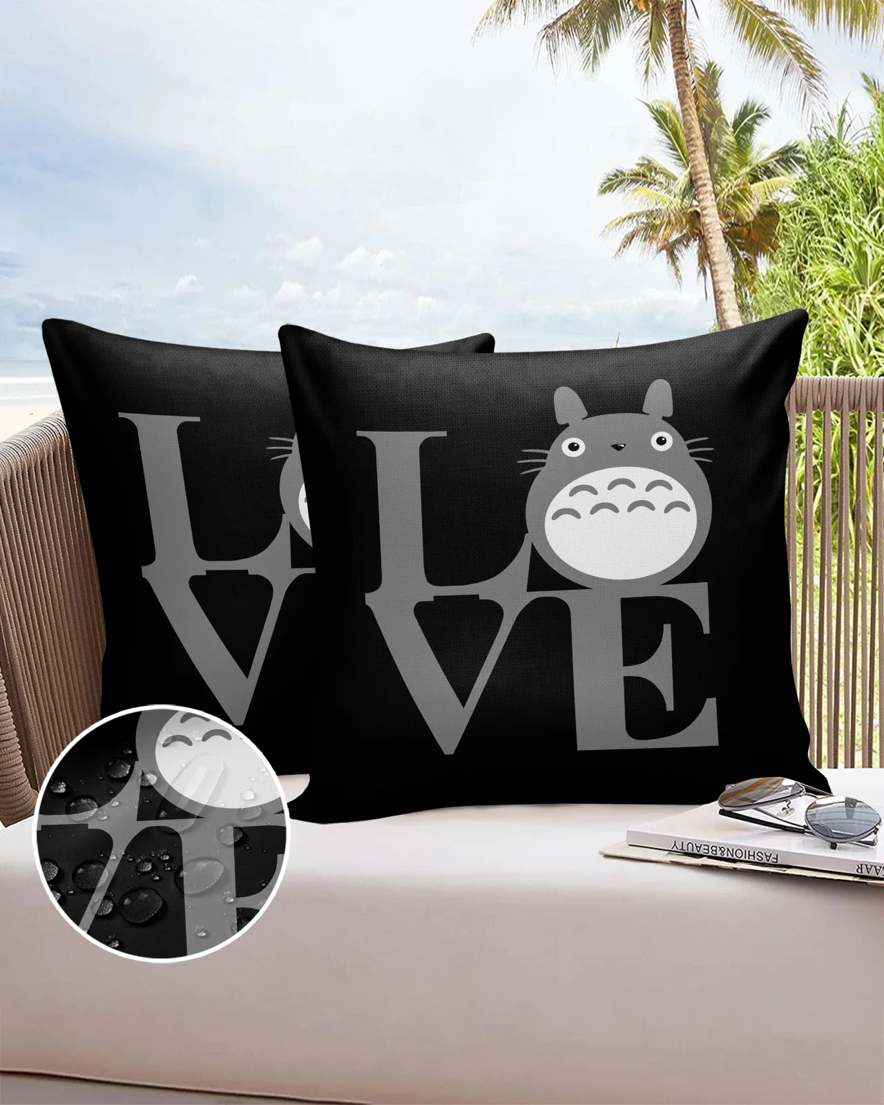 2/4 шт. декоративные водонепроницаемые наволочки для подушки |