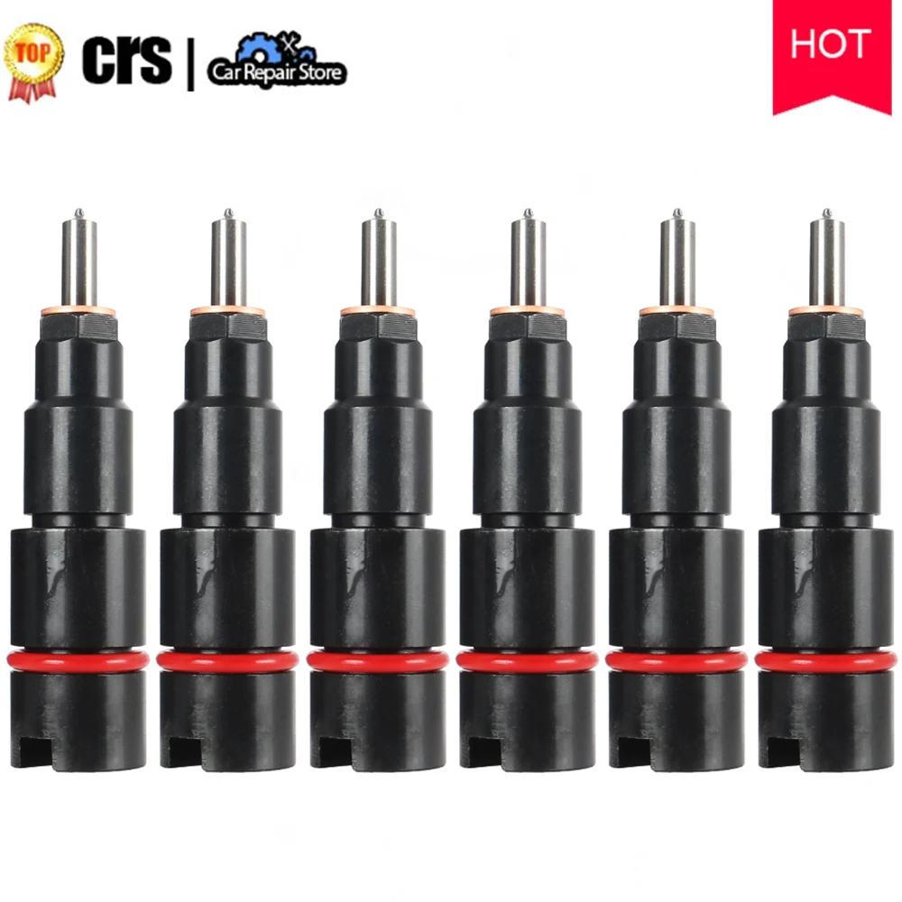 

6PCS High Quality Fuel Injectors RV275 24V For Dodge Ram 2500 3500 5.9L l6 For Cummins 40-50 HP 5.9L 0432193635 0 432 193 635