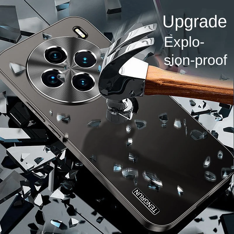 Матовый чехол из алюминиевого сплава с проточной головкой для vivo X100 Pro телефона