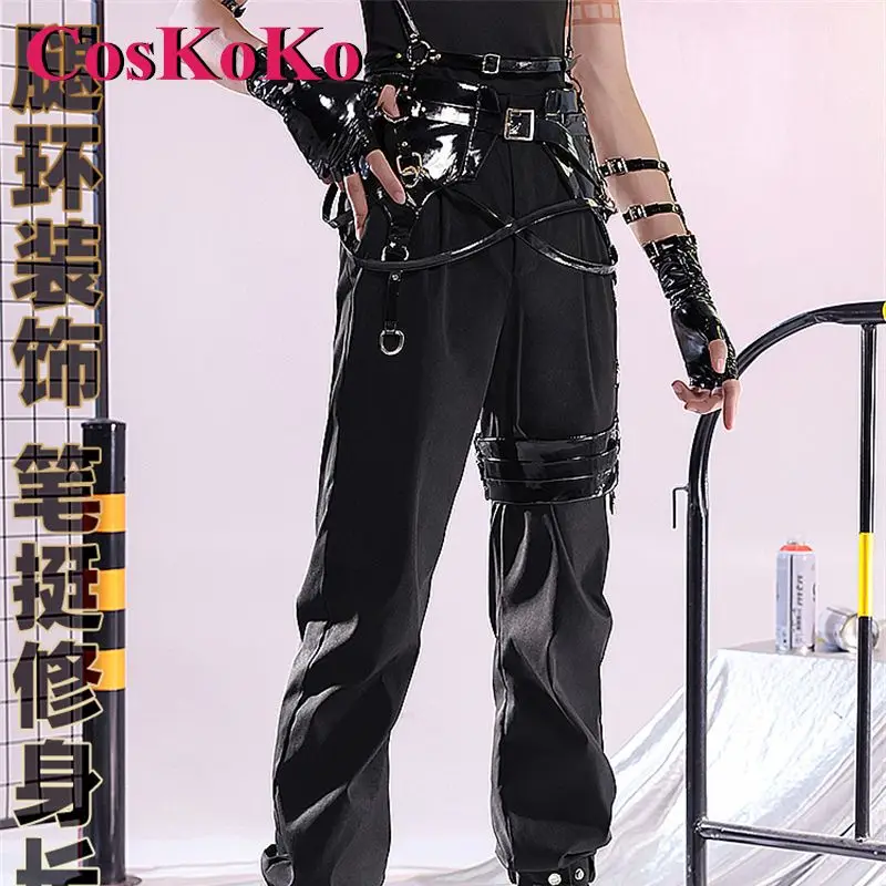 CosKoKo Cyno Косплей Аниме Игра Genshin Impact Костюм Снайперский Убийца Модная Красивая