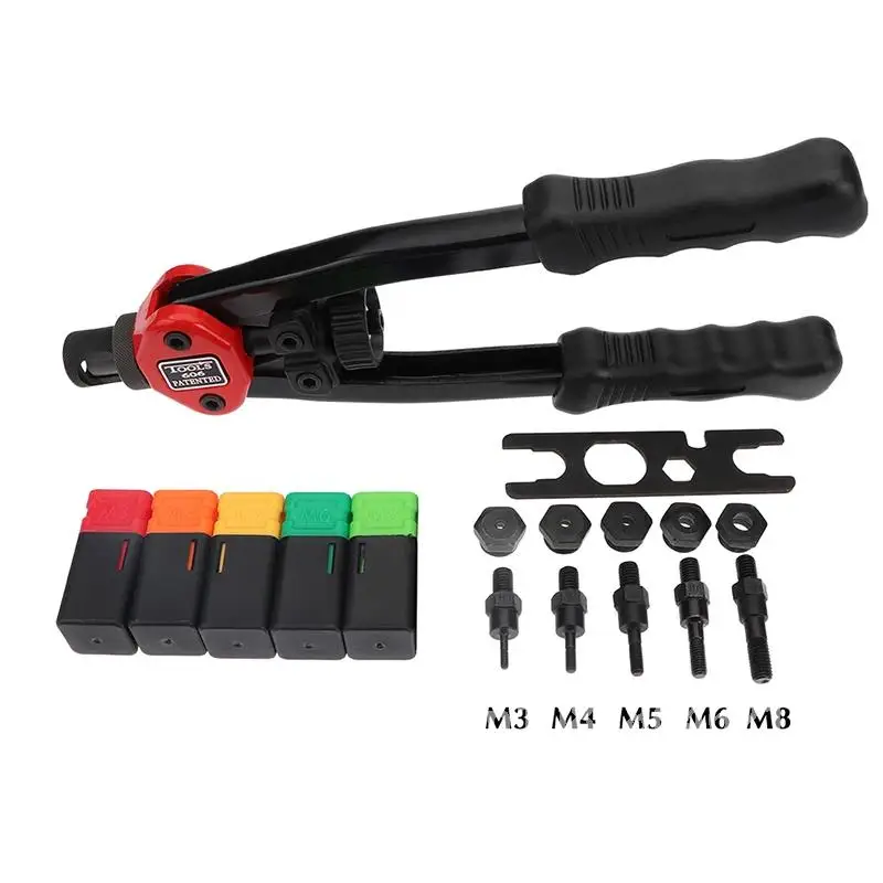 1 шт./100 шт. заклепка-гайка с ручной резьбой заклепки-гайки пистолет BT606 M3 M4 M5 M6 M8