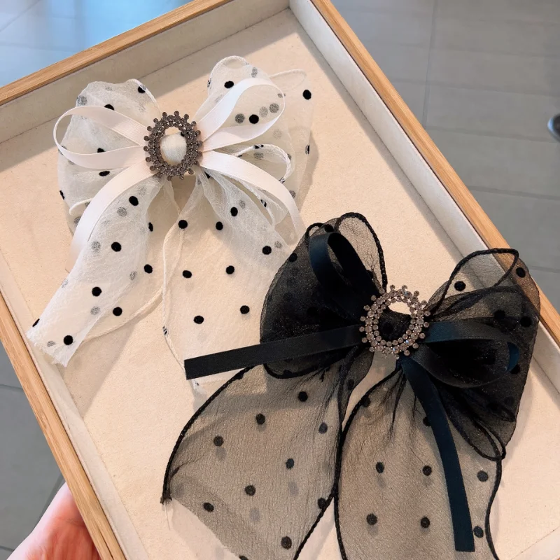 

Корейский Dongdaemun Новый ~ винтажный элегантный кремовый галстук из органзы