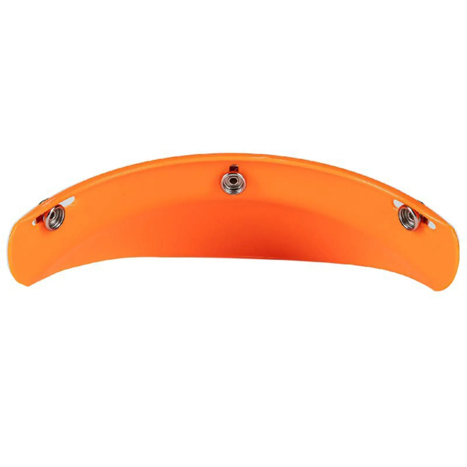 

3-Snap Motorcycle Helmet Visor Peak UV Sun Visor Transparent Red