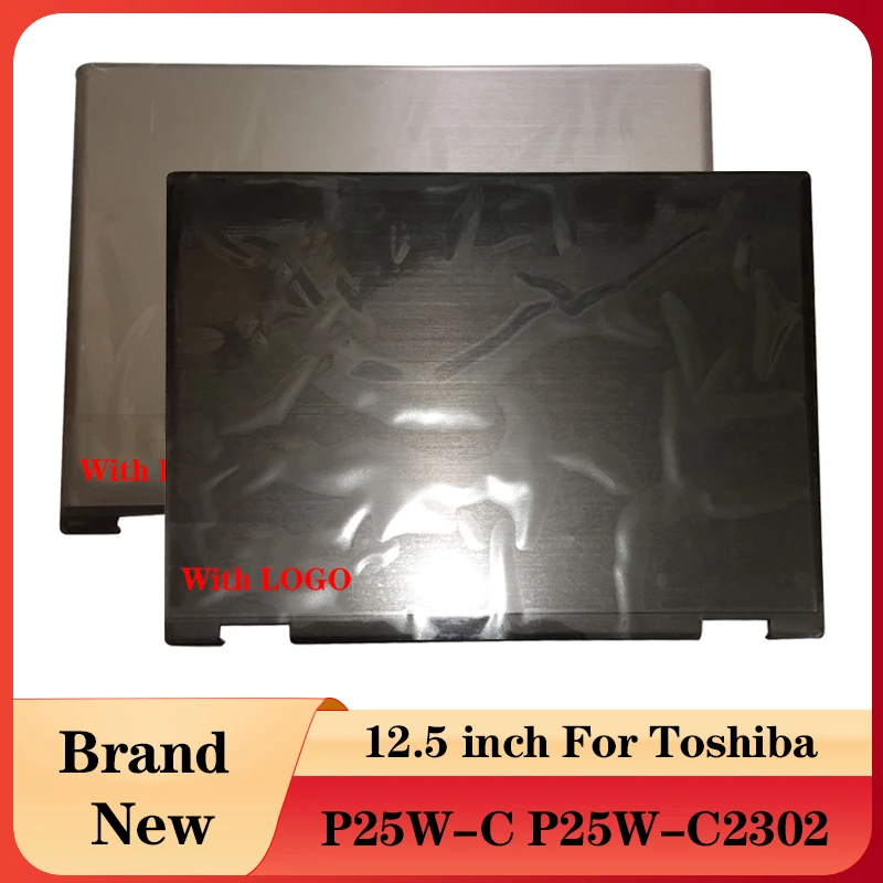 

NEW Laptops LCD Back Cover Computer Case For Toshiba P25W-C P25W-C2302 H000096590 H000095150 Silver Black