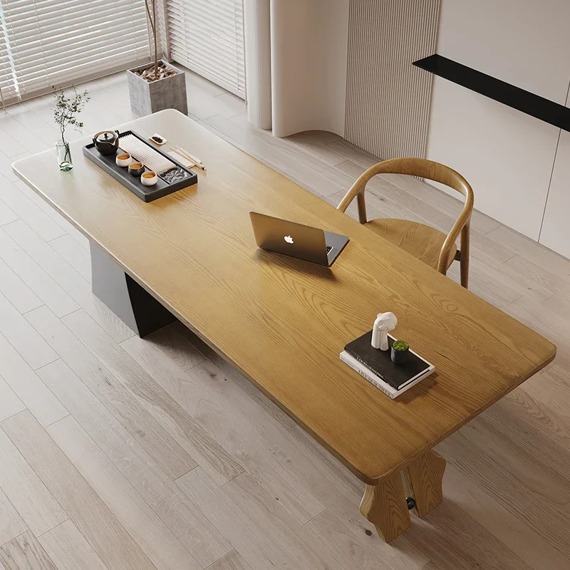 Креативный дизайнерский деревянный компьютерный стол роскошные ящики офисная