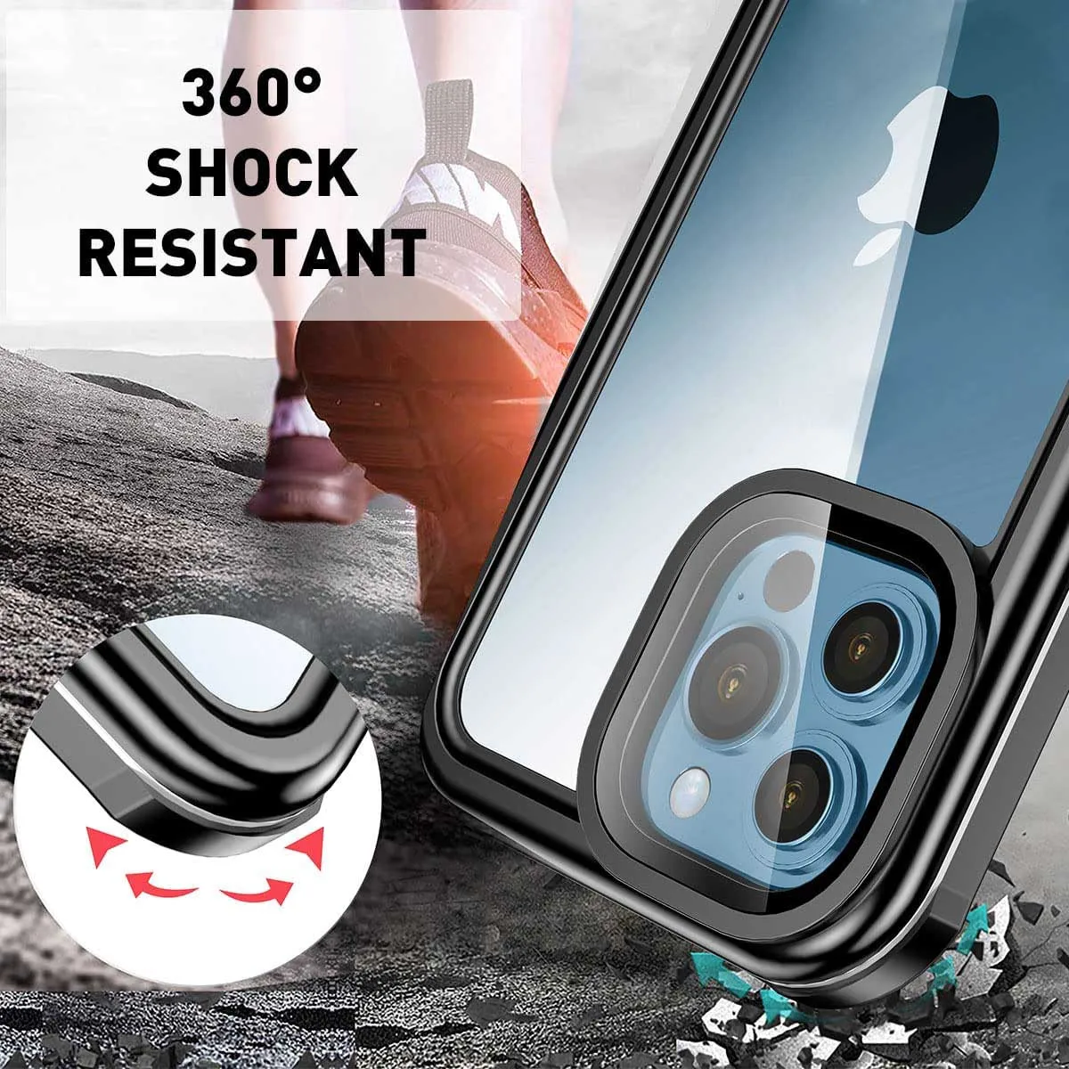 IP68 герметичный водонепроницаемый чехол для телефона iPhone 11 12 13 Pro Max Дайвинг