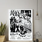 Популярный черный и белый постер Band Maneskin, Картина на холсте, плакаты и принты, Настенная картина для гостиной, домашняя роспись, Декор