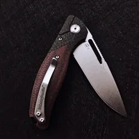 Складной нож JohnnyJamie CD F3b (D2 + карбон/микарта) #2