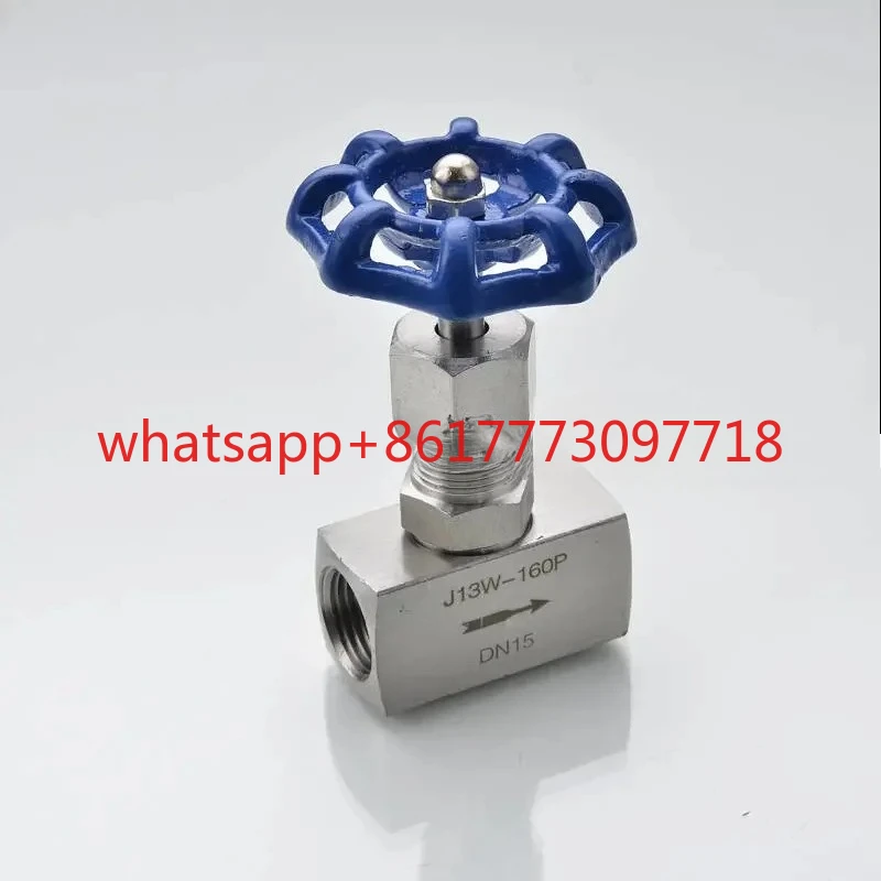 Фото Игольчатый клапан J13W-160P из нержавеющей стали для экструдера, пластиковый водяной клапан, материал 304, M16*1.5, M12*1.5 №1
