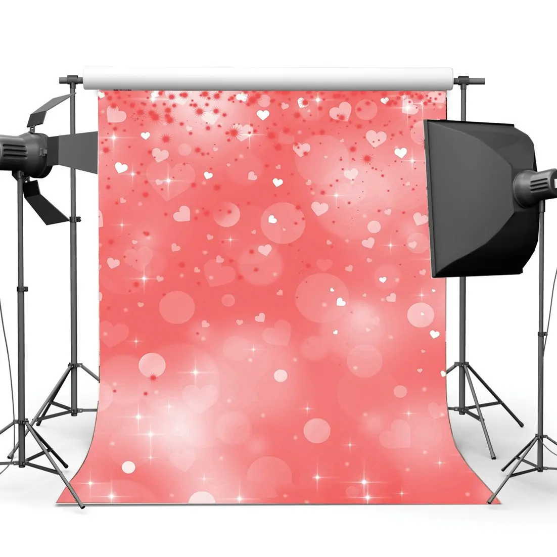 

Фон для фотосъемки День Святого Валентина милые сердца боке блестки розовый романтический свадебный Декор для вечевечерние НКИ для влюбле...