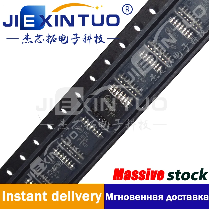 

MC74HC08ADTR2G IC GATE AND 4CH 2-INP 14TSSOP AND Gate IC 4 Channel 14-TSSOP