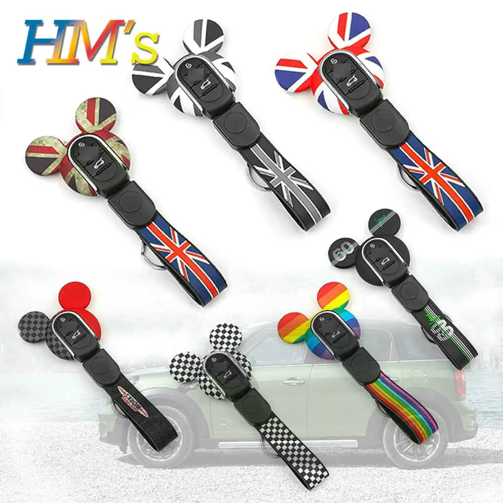 

Car Styling Accessories For MINI JCW Cooper One S Countryman F60 F54 F55 F56 F57 Cars Key Case Cover Chain Keychain Holder