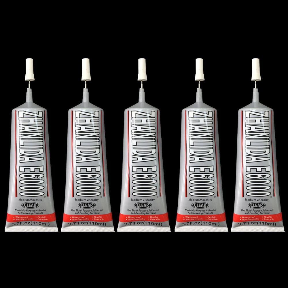 10 шт. ZLD E6000 110 мл Многоцелевой клей «сделай сам» Стразы украшения ремесла ткань Ремонт экрана телефона стекла Супер жидкий клей для ногтей 10 шт. ZLD E6000 110 мл Многоцелевой клей «сделай сам» Стразы украшения ремесла ткань Ремонт экрана телефона стекла Супер жидкий клей для ногтей