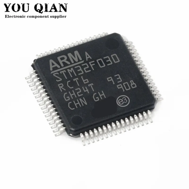 

STM32F030RCT6 LQFP-64 XinRuiHua 100% оригинальный новый 32KB RAM, 256Kb Flash, подходит для небольших операционных систем, таких как UCOS