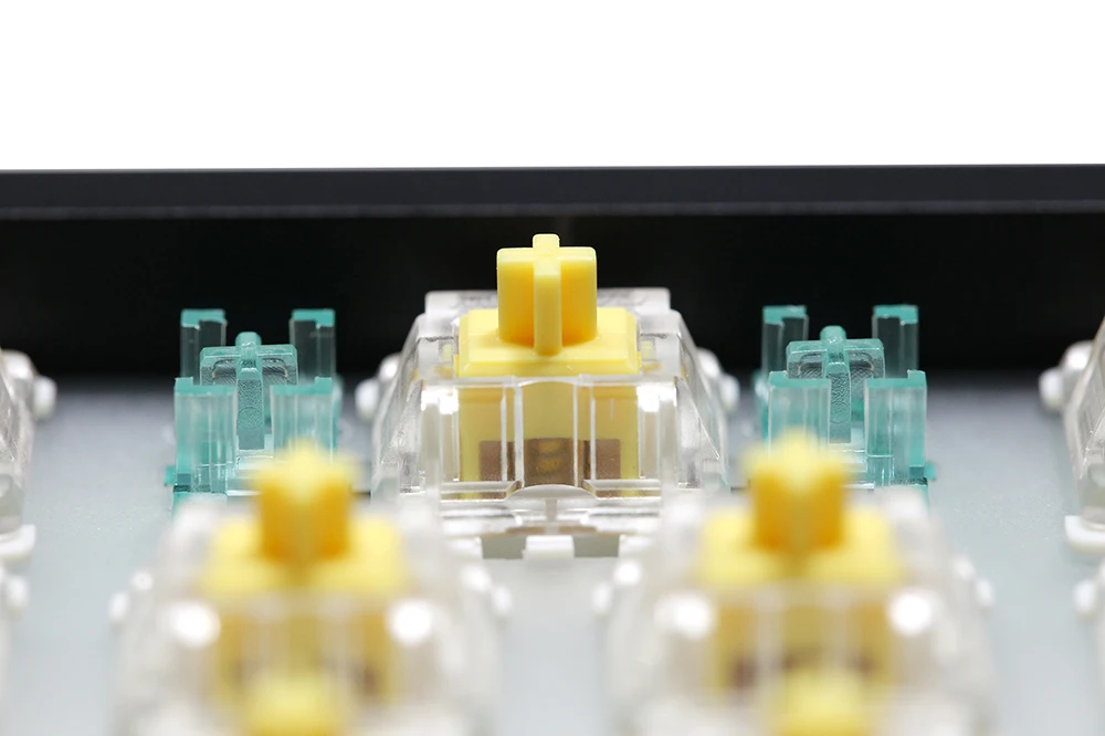 Everglide Panda V3 прозрачная пластина установленная стабилизатор позолоченный провод