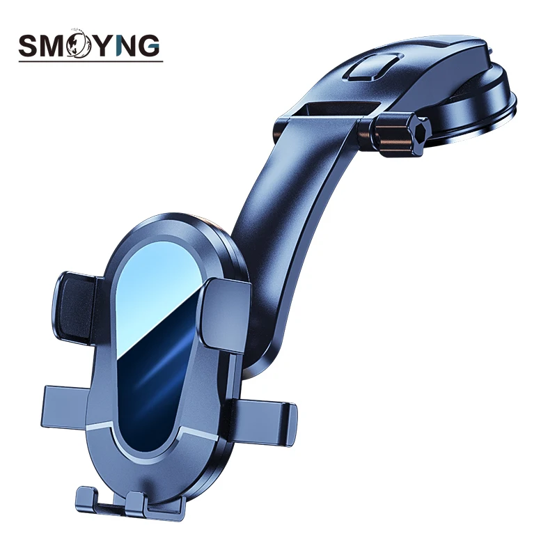 Автомобильный держатель для телефона SMOYNG Gravity, регулируемая подставка для приборной панели, на присоске, без магнитной подставки, для iPhone 13, Xiaomi