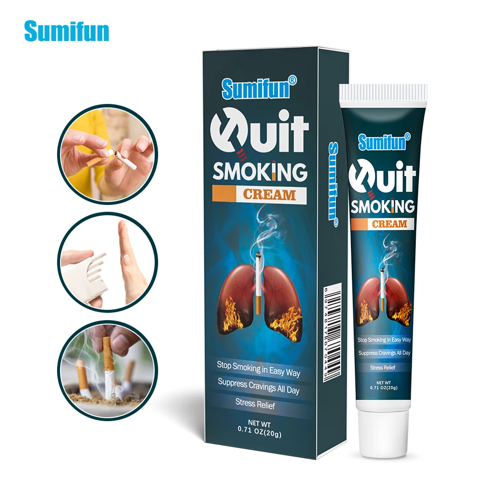

20G Sumifun Plant Extracts Quit Smoking Cream Effectively Inhibit The Cravings Medical Ointment Strengthen The Body Health Care