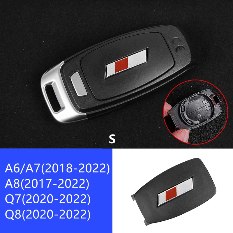 

Чехол для автомобильного ключа для Audi A6 C8 A7 A8 D5 Q7 Q8 A3 2018-2022