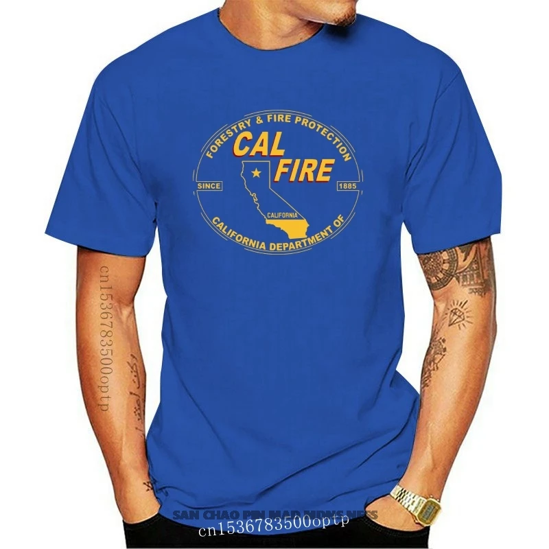

California Firefighter Fire Department Rare US T-Shirt