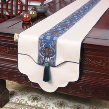 Chinese Simple Table Runner Tablecloth Chinese-Style TV Cabinet Covering Cloth Bed Runner Can Be Customized (1)
