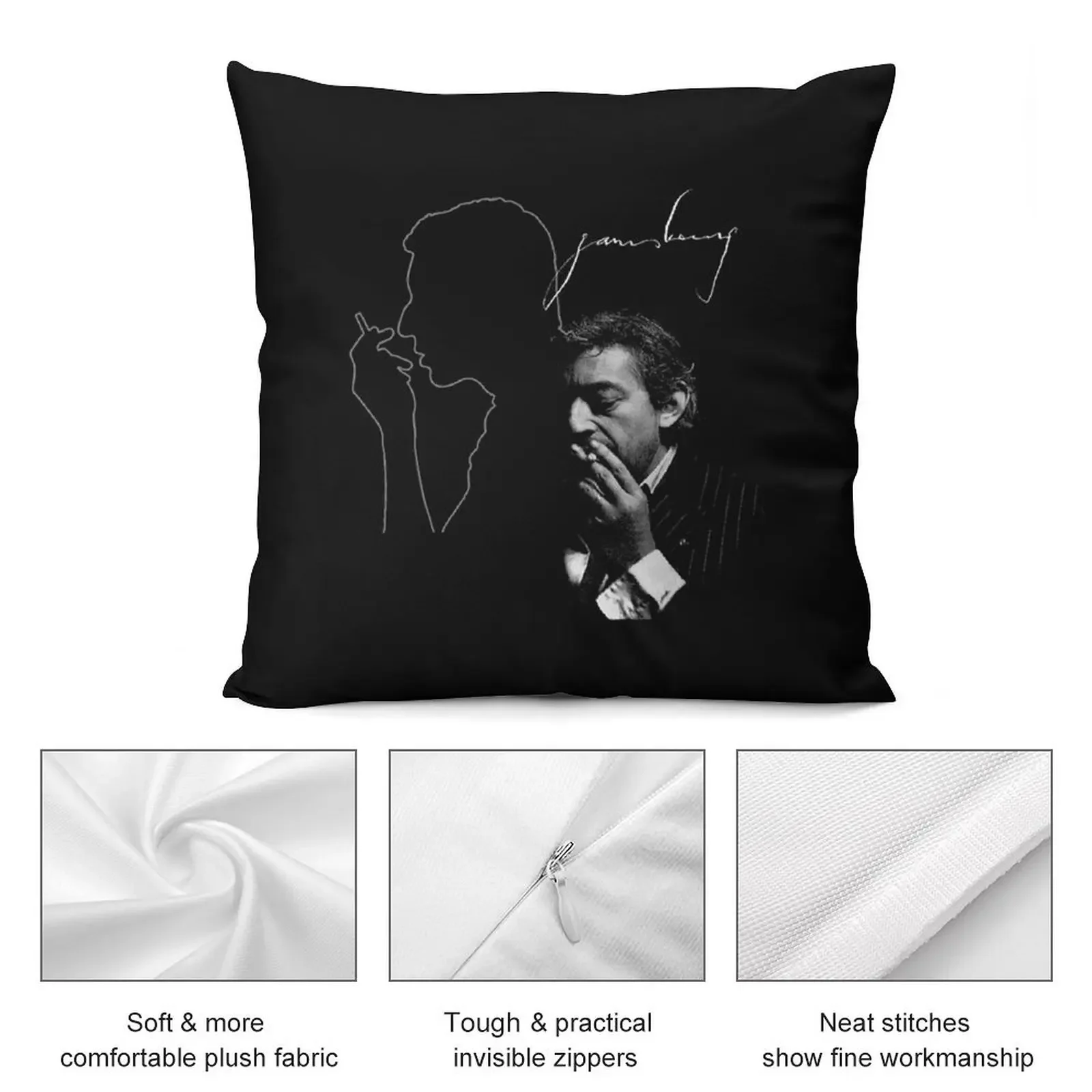 Serge Gainsbourg декоративная подушка наволочка диванные подушки чехлы декоративные