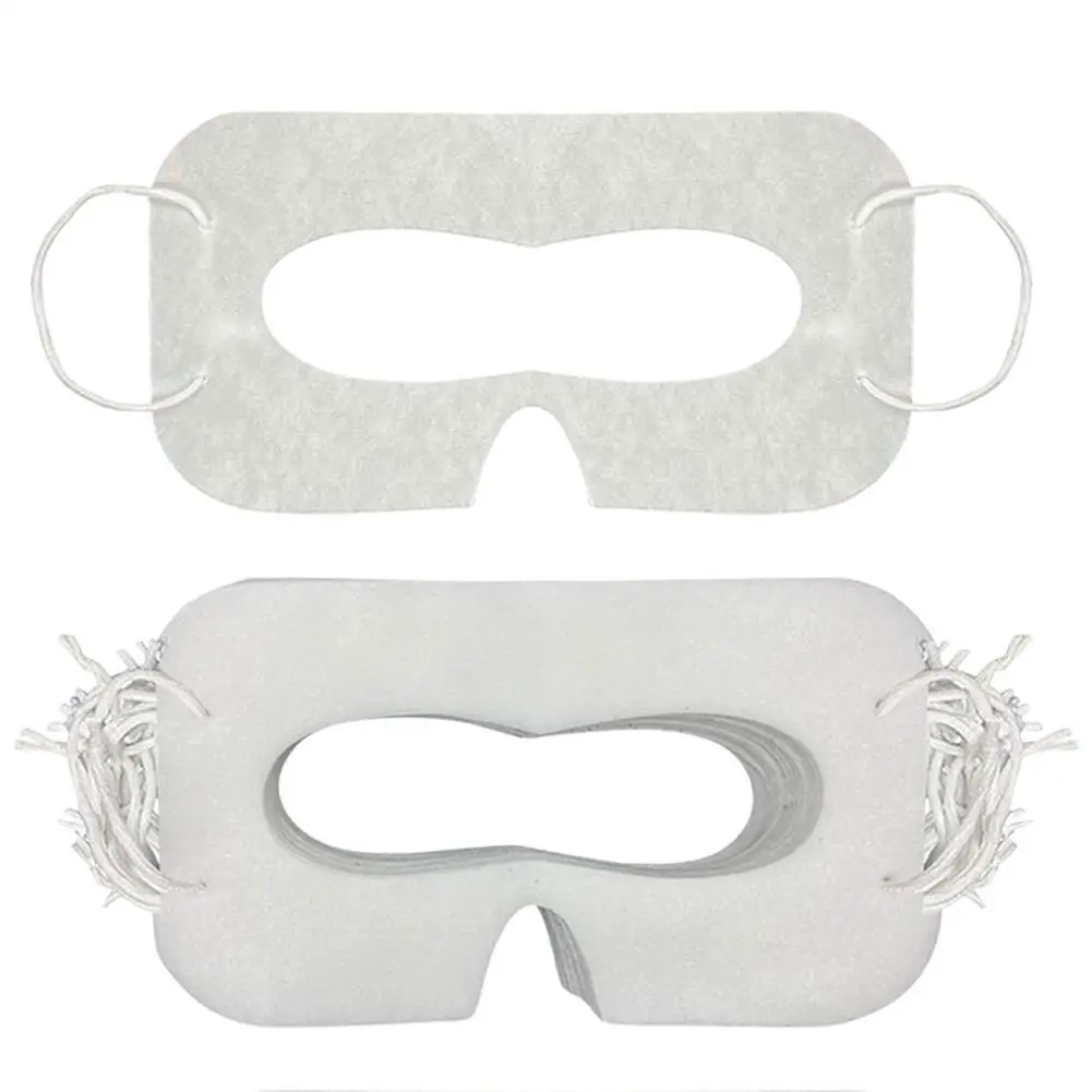 

100 Pcs Disposable VR Eye Mask Sweat-proof Soft Breathable VR Goggles Accessories Face Cover Compatible For Oculus Quest 2