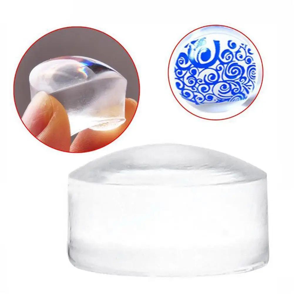 

Mini Handheld Nail Art UV Press Light UV Lamp With Jelly Silicone Stamper Head Nail Art Stamp Polish Print Quick Dry Lamp
