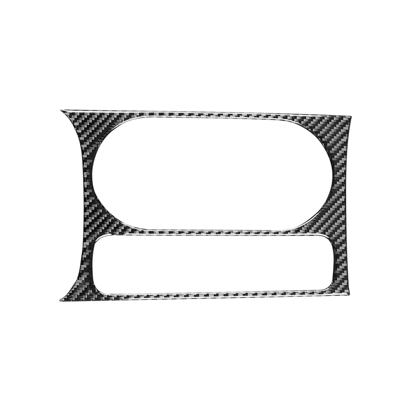 

Car Water Cup Holder Panel Trim Cover Carbon Fiber Decoration For - A3L 2021 2022 Interior Accessories