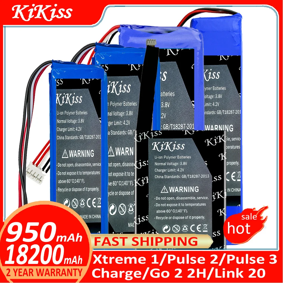 

Аккумулятор KiKiss для JBL Xtreme 1 Xtreme1/Pulse2 Pulse3 Pulse 2 Pulse 3/Charge/Go 2H Go2/Link 20 Link20 Batterij + Track NO