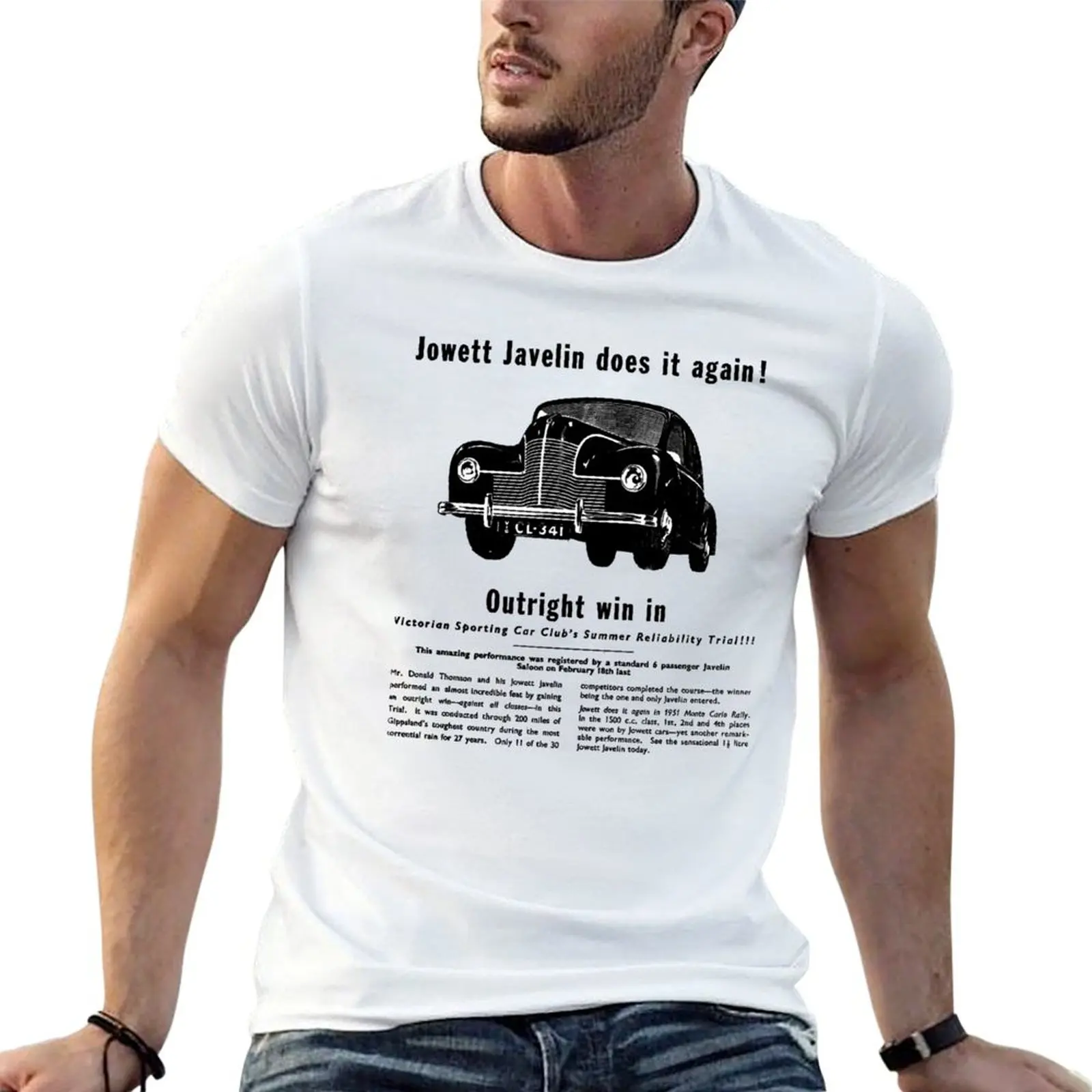 Фото Футболка JOWETT JAVELIN с коротким рукавом для больших и высоких людей №1