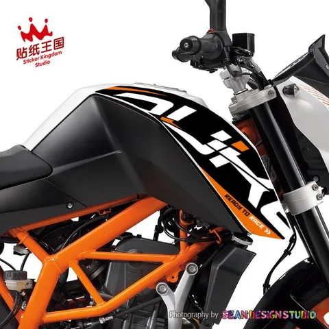 1 пара водонепроницаемых наклеек для KTM 2014-2017 Duke 200 390