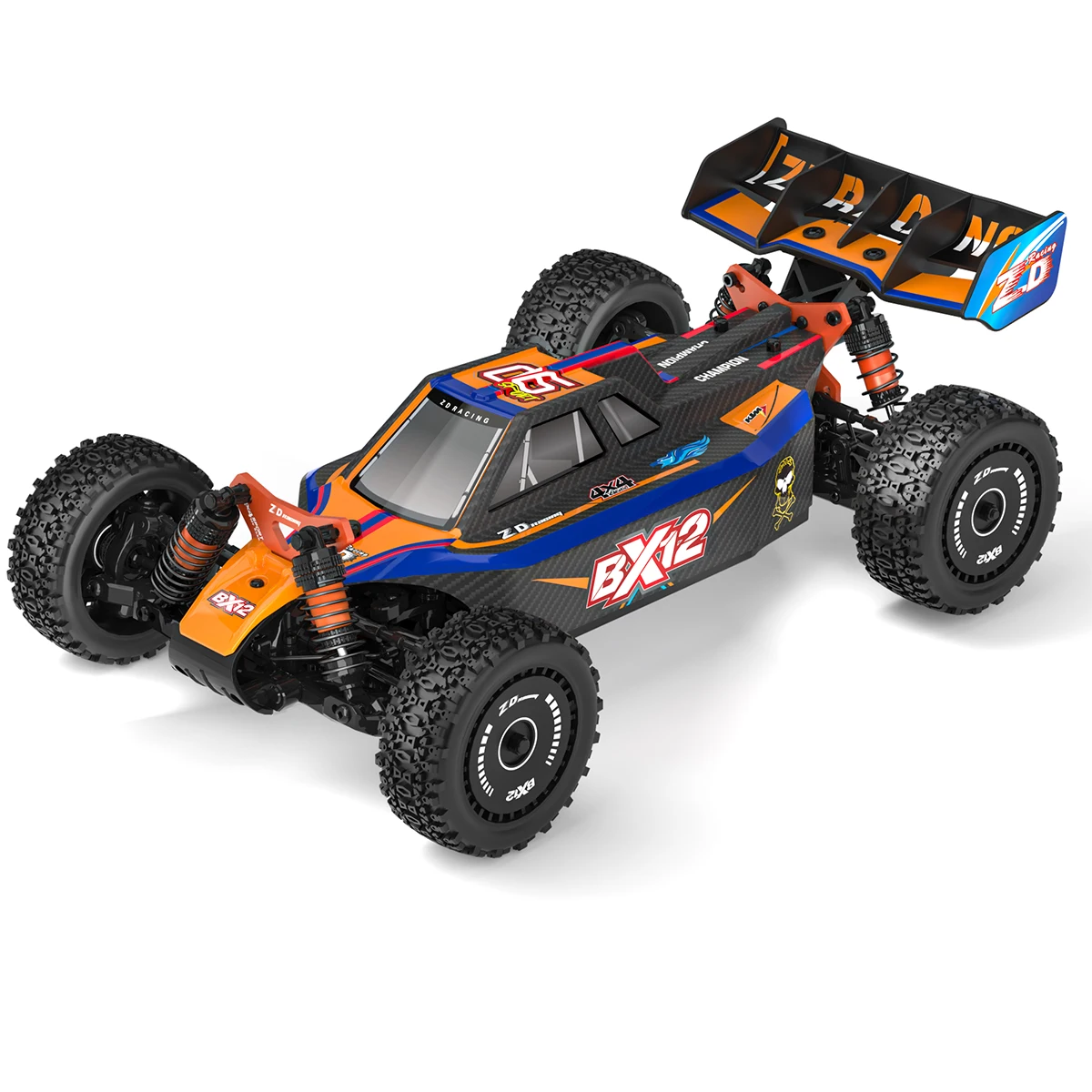 Фото ZD Racing RC Car Racing BX-12 1/12 Бесщеточный 2,4 ГГц 70 км/ч Высокоскоростной пульт дистанционного управления Гоночный багги Автомобиль для взрослых и детей Игрушки №4