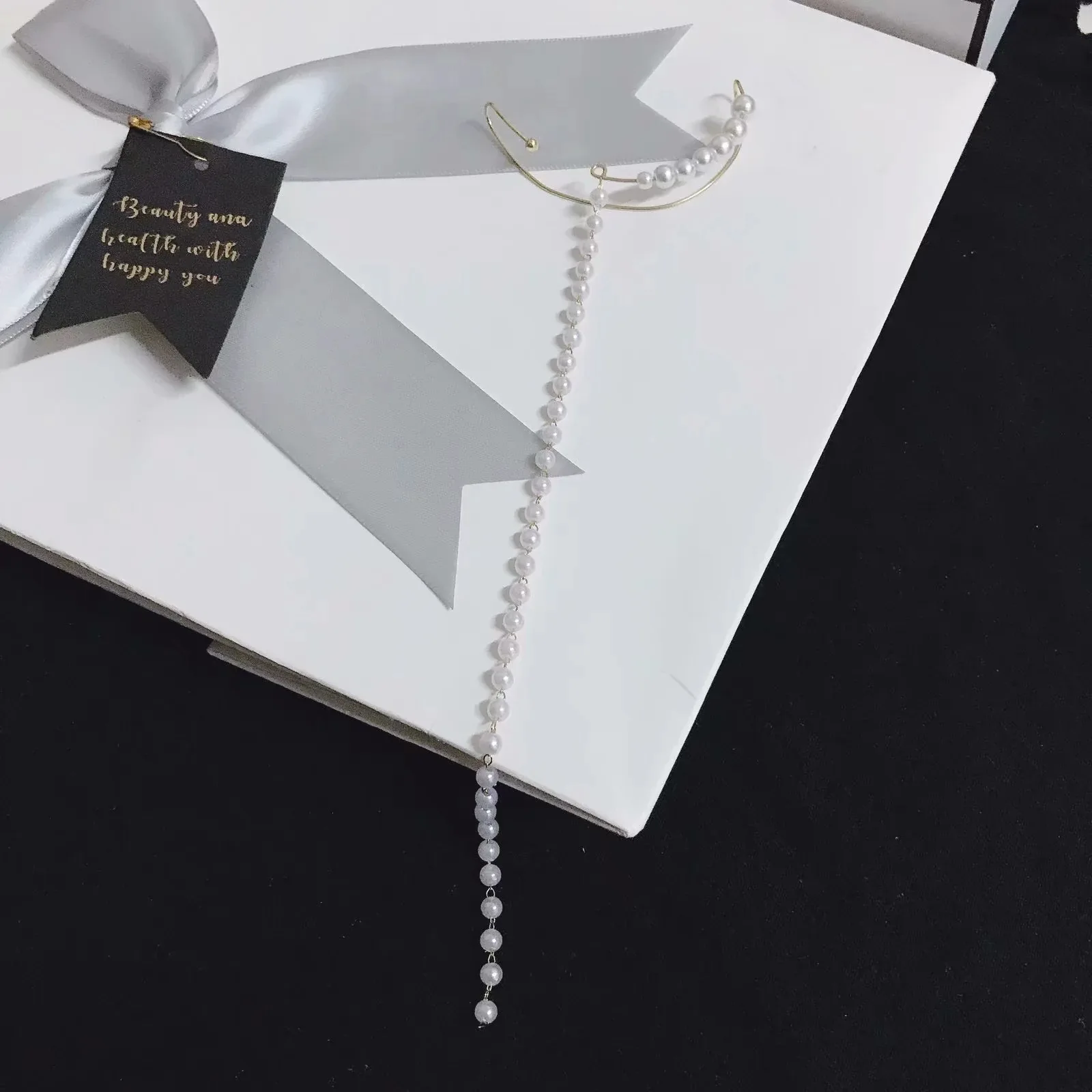 1 шт. серьги с одним жемчугом клипсы для ушей кисточки крючок без пирсинга женские