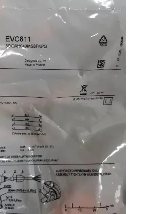 Разъем EVC811 EVC815 EVC810 EVC812 EVC813 EVC816, 1 шт. (art.: 3920dc2caf37f) - 3920dc2caf37f