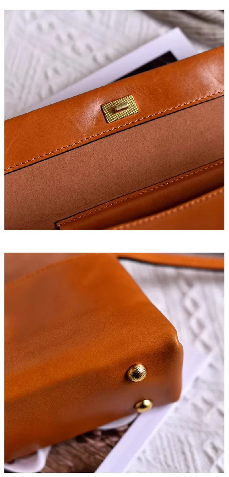 Женская дизайнерская сумка из воловьей кожи простая повседневная Уличная на