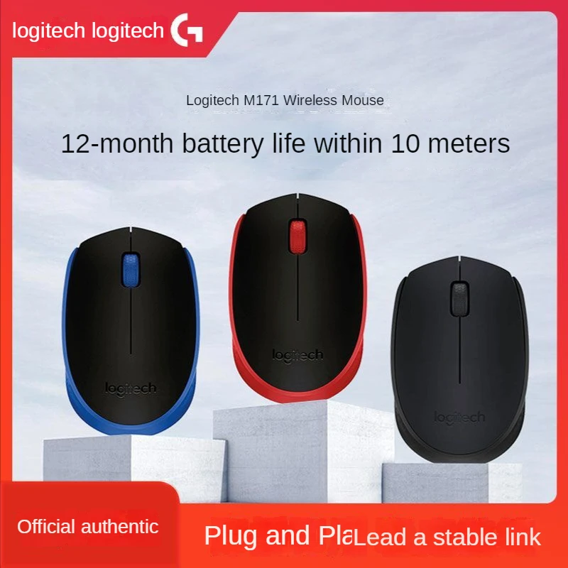

Logitech M171 Wireless Mouse USB Business Office Game Home Power-saving Durable Portable Silent Stable Mouse