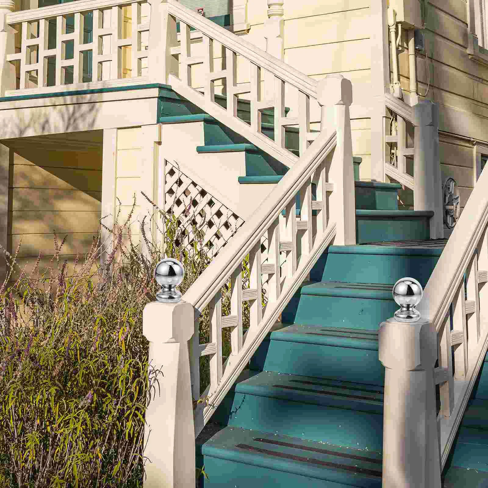 

Ball Handrail Balls Decoration Metal Deck Railing Stainless Steel Balusters Conjoined Stairs