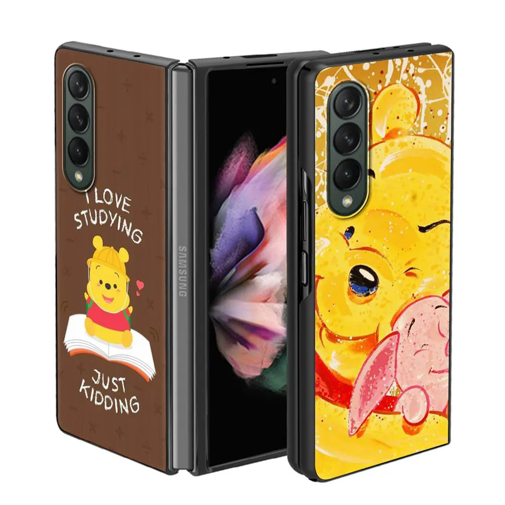 Чехол с изображением Винни-Пуха медведя тигра поросенка для Samsung Z Fold3 складной