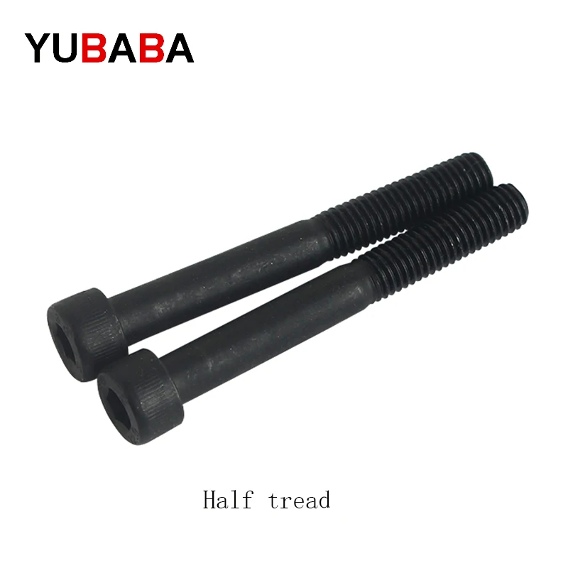 50/20/20/5PCS M1.6 M2 M2.5 M3 M4 M5 M6 M8 DIN912 Grade 12.9 allen Hex socket head screw  black Hexagon Socket Head Cap Screws