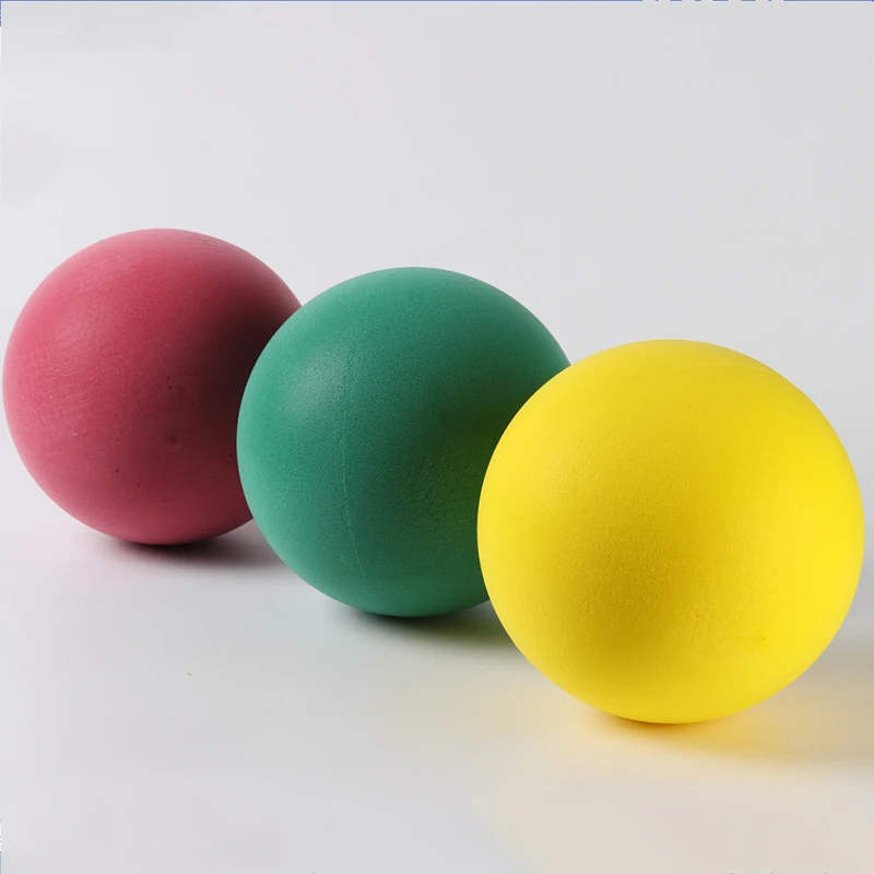 

1pc 18CM Mute Ball Baby Outdoor Toy Solid Sponge Soft Elastic Ball Children's Indoor Sports Noise Reduction Ball