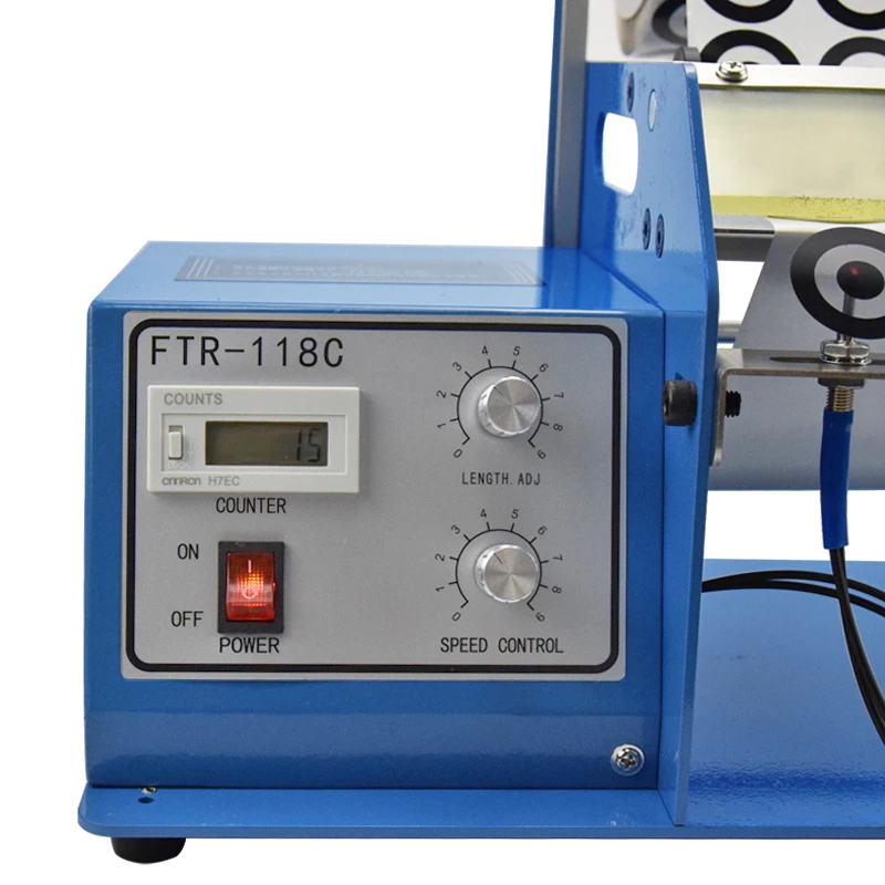 Электрический оптоволоконный датчик шириной 10-250 мм FTR-118C прозрачный/PET диспенсер