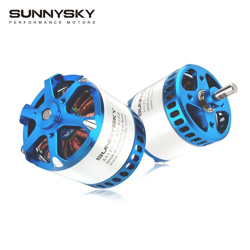 Фото SUNNYSKY X4125 Двигатель BLDC с неподвижным крылом 6S Lipo KV 420/440/480/515/610 Тяга 6-8кг №2