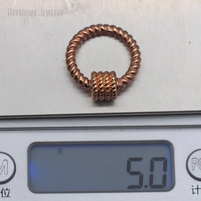 5 шт. винты цвета розового золота крючки фурнитура и компоненты для ювелирных