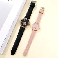 Top Luxury Brand Couple Watch For Women Men Clock Male Calendar Love Dial Quartz Wrist Watches Leather Ladies Man Watch 6